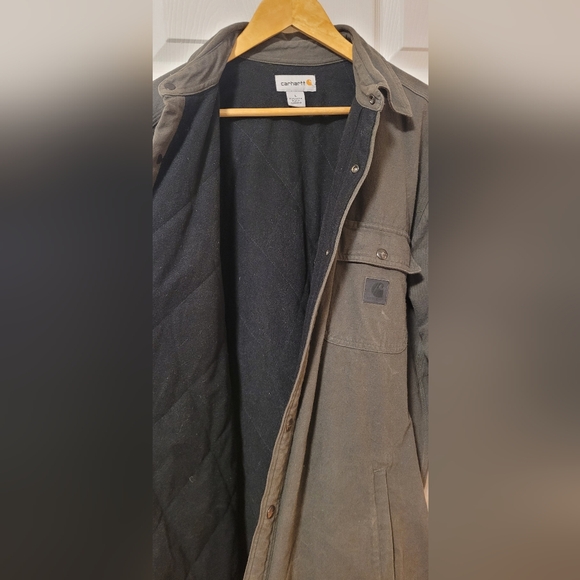 Carhartt Men's Brown Rugged Canvas Jacket - Picture 5 of 10